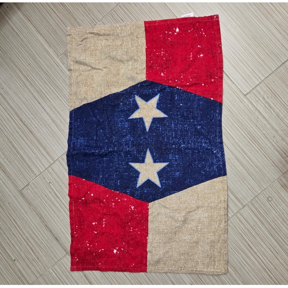 Kay Dee Designs Texas Flag Star Red White Blue Kitchen Hand Towel Patriotic